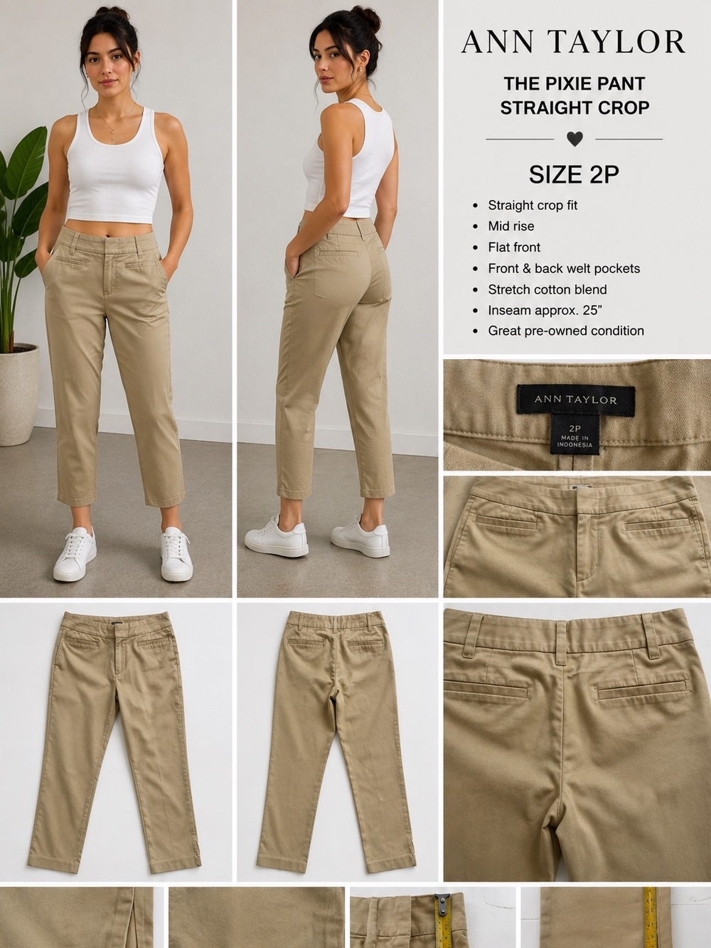 Chico's Women's Tan Capris